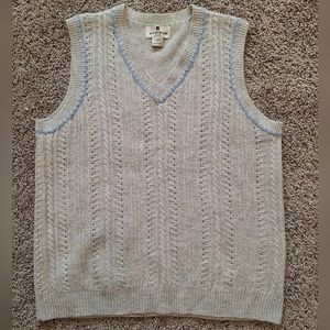 WOOLRICH Knitted Khaki Vest Women M